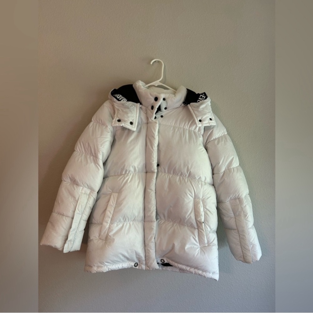 Steve Madden women's white puffer coat